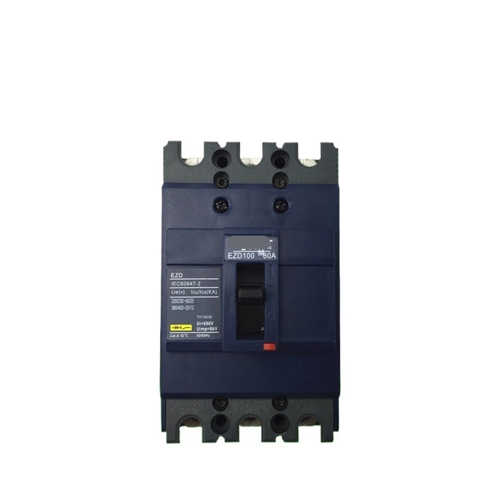 Leckageschutz Kompaktleistungsschalter Luftschalter EZD-100M 3P 40A 50A 60A 75A 80A 100A Festtyp 380 /400VAC 35KA 1St(50A) von URUJAMOY