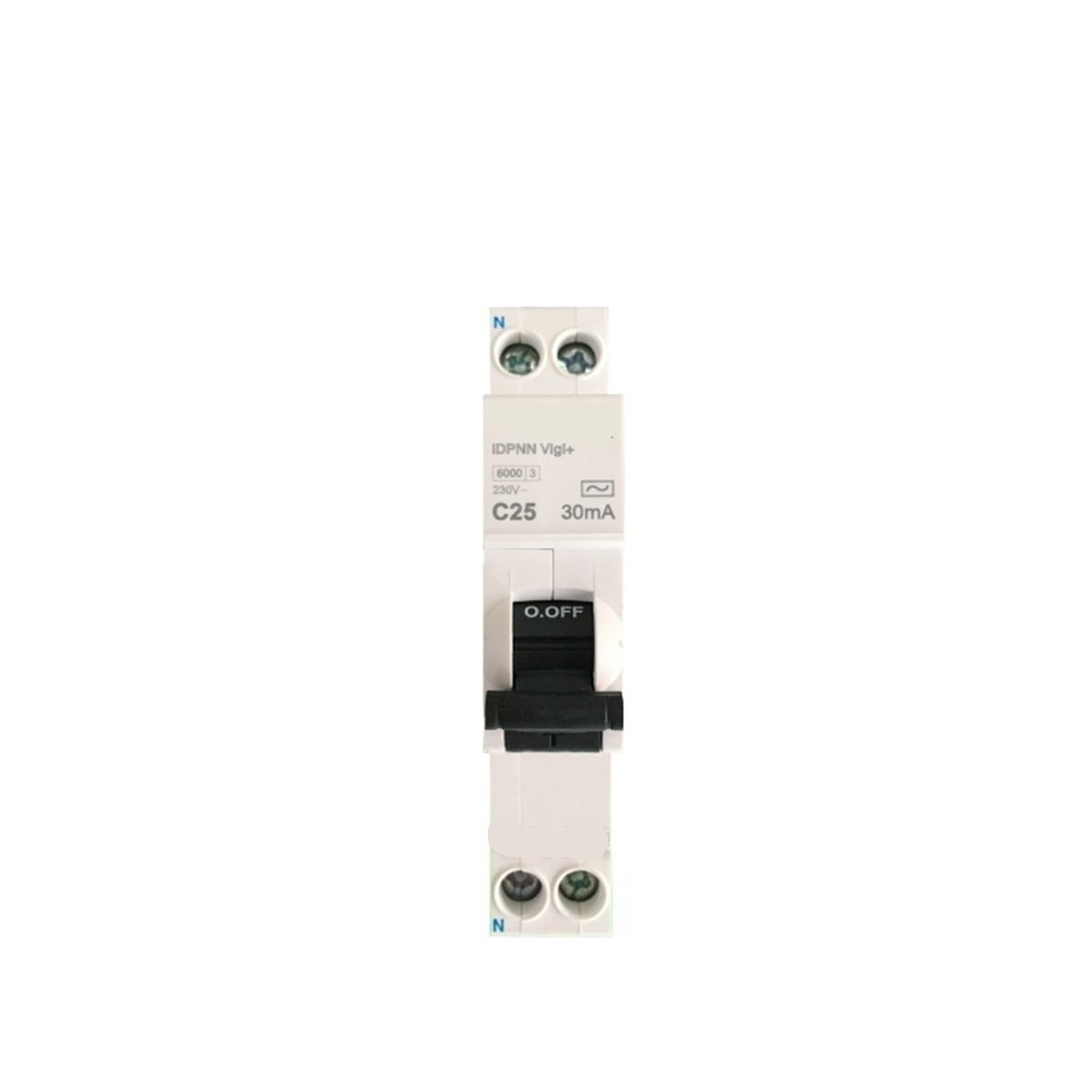 Miniatur-Fehlerstromschutzschalter Electrical6A 10A 16A 20A 25A 32A Monopol Ein Körper 1P+N Leckage 1St(20A) von URUJAMOY