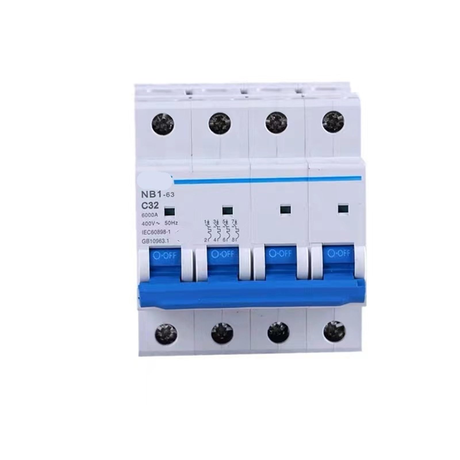 NB1-63 1P 2P 3P 4P AC 230/400V MCB Circuit Breaker DIN Schiene Montage Miniatur Luft Schalter DZ30 DZ40 EPN DPN TPN DZ47 1Pcs(4P,25A) von URUJAMOY