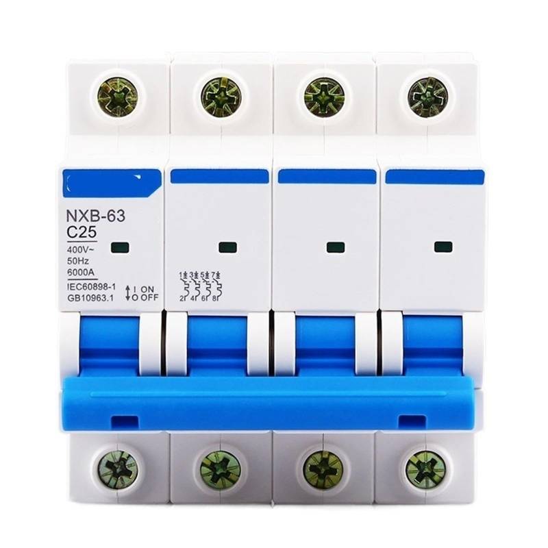NXB-63 4P AC 230/400V Leitungsschutzschalter C 6 10 16 20 25 32 40 63A Überlastschutz DZ47 C Style Luftschalter 1St(80A) von URUJAMOY