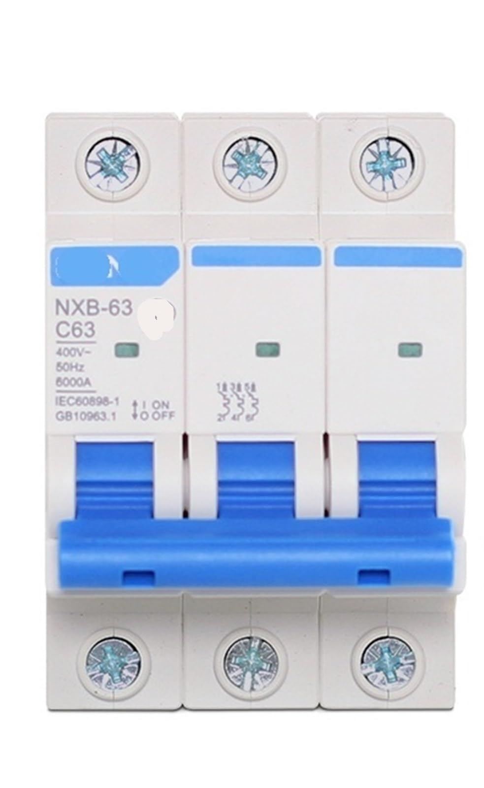 NXB-63 DZ30 DZ40 EPN DPN TPN 1P 2P 3P 4P AC 230/400V Circuit Breaker DIN Schiene Montage Miniatur Luft Schalter 1Pcs(3P,63A) von URUJAMOY