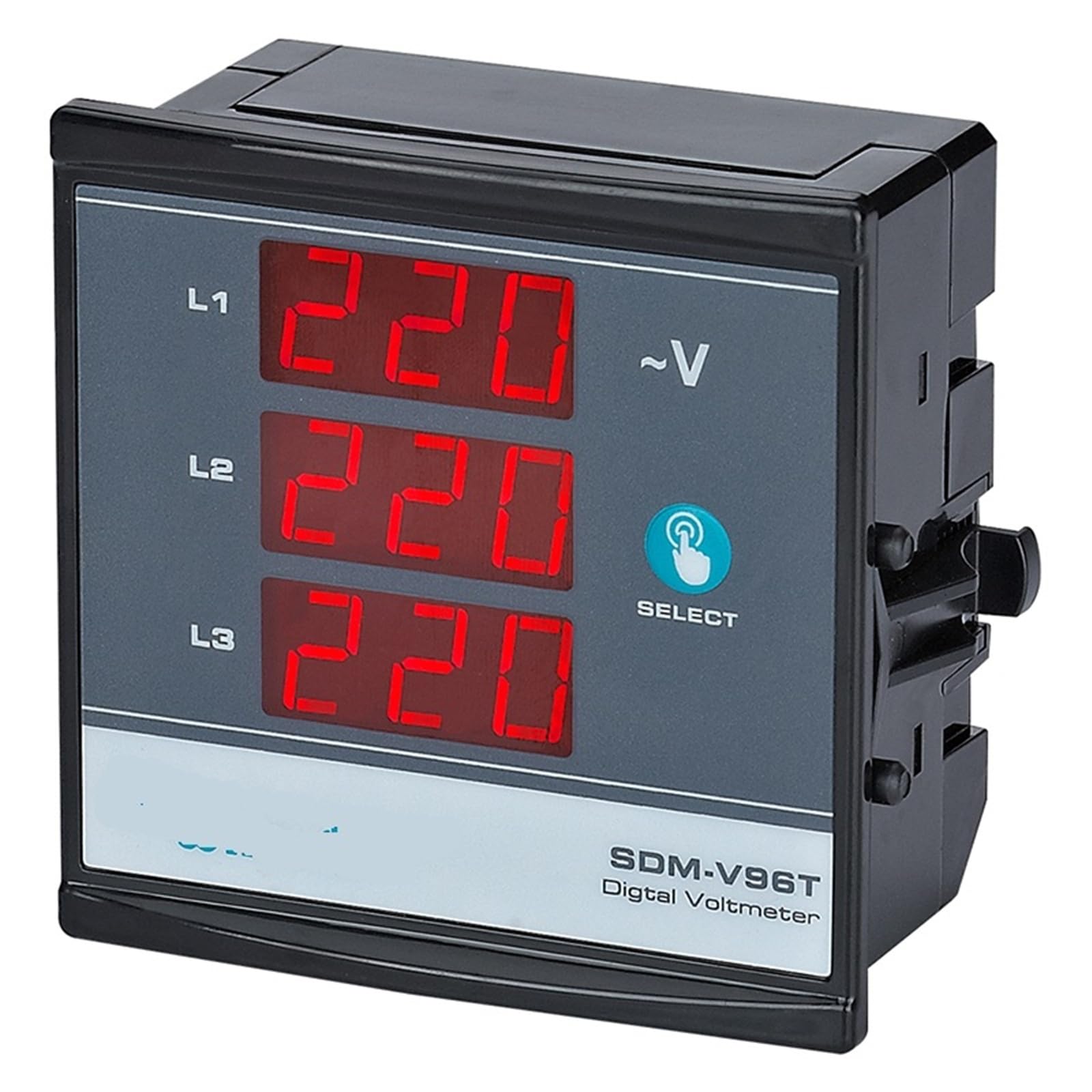 SDM-V96T 3 * 380 V + Neutral Digitales Dreiphasen-Voltmeter zeigt Phasenfolge 1 Stücke SDM-V96T 3 * 380 V + Neutral Digitales Dreiphasen-Voltmeter zeigt Phasenfolge 1 Stücke von URUJAMOY