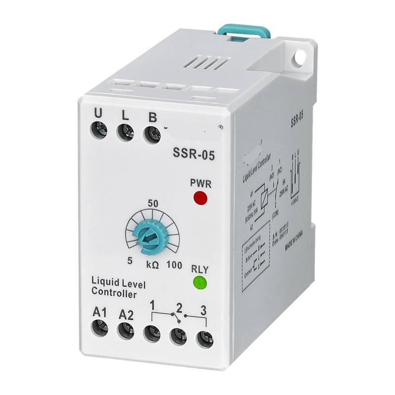 SSR-05 110VAC/220VAC Flüssigkeitsstand-Kontrollrelais - Empfindlichkeit einstellbar 1St(110VAC,With electrode probe) von URUJAMOY