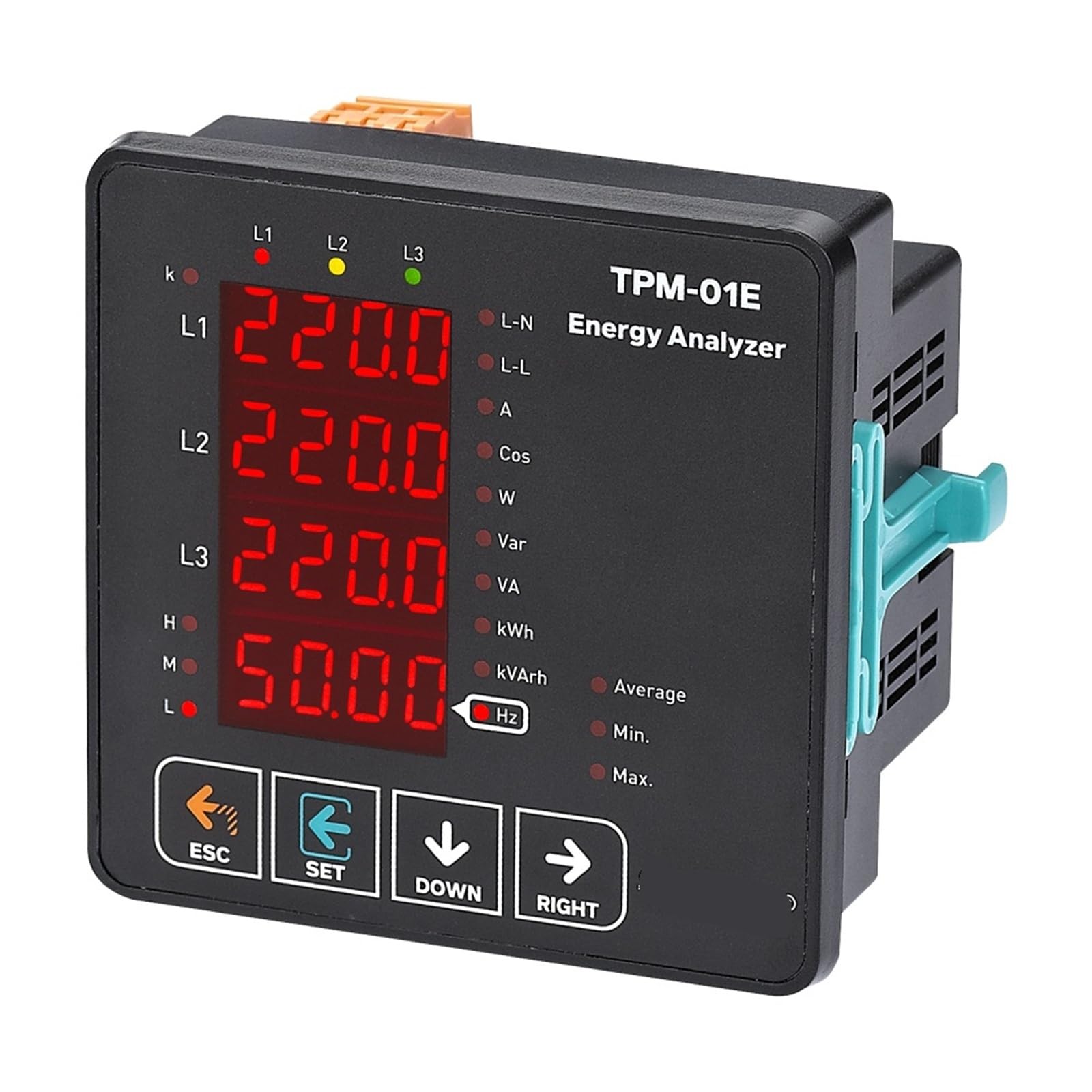 TPM-01E Energieanalysator-Multimeter 3P 4W 1St(Without CT.) von URUJAMOY