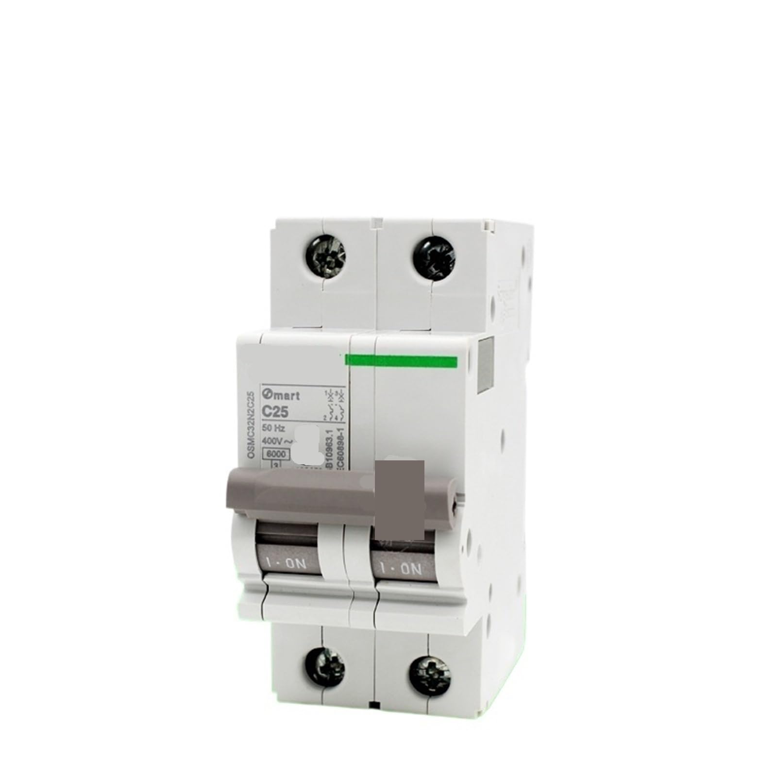 Typ C 2P 16A 20A Thermo-magnetischer Miniatur-Leistungsschalter Elektrischer Luftschalter 400VAC 50HZ 6KA 1Pcs(16a) von URUJAMOY