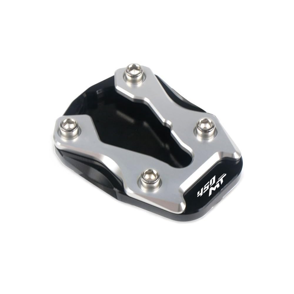 Motorrad Stützplatte Für CFMOTO 450MT 450 MT 2024 2025 Motorrad CNC Kickstand Erweiterung Fuß Seitenständer Vergrößern Platte Pad Zubehör von URWBCMJS