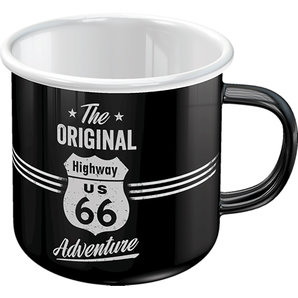 Emaille Becher Route 66 360 ml US Highways von US Highways