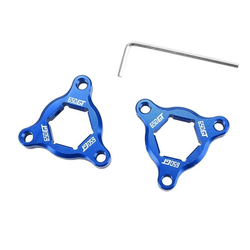 USAMZOM Gabel Vordergabel Einstellknöpfe Für CFMOTO 650GT 650 GT 2021-2024 Motorrad Vorderradaufhängung Gabel Vorspannungseinsteller(Blau) von USAMZOM
