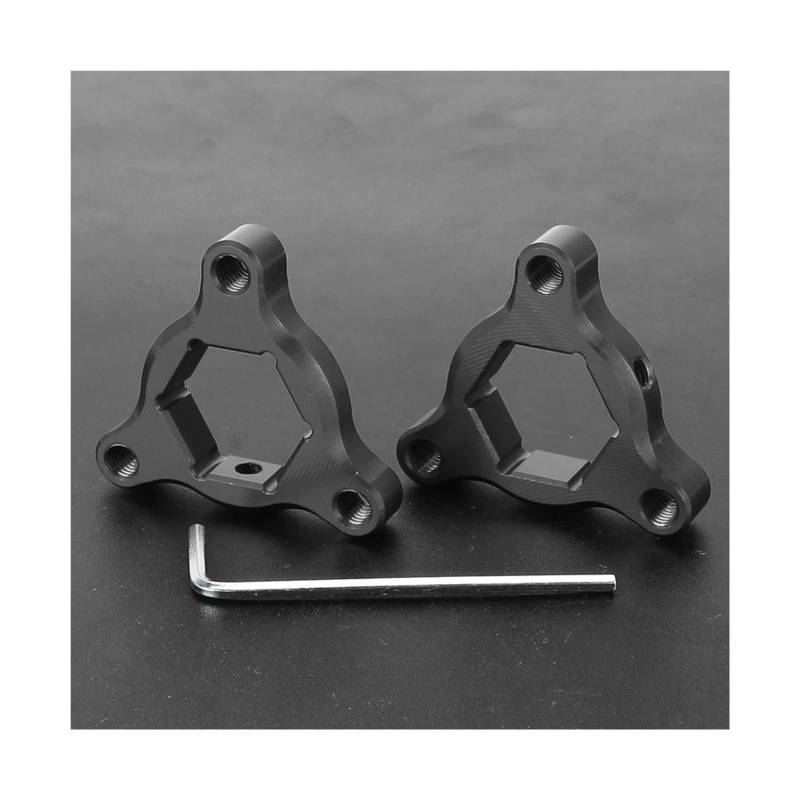 USAMZOM Gabel Vordergabel Einstellknöpfe Für CFMOTO 650MT 650 MT 2022-2024 Motorrad CNC Federgabel Vorspannungseinsteller(Gris,No Logo) von USAMZOM