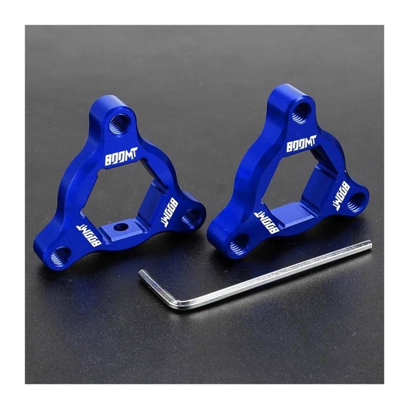 USAMZOM Gabel Vordergabel Einstellknöpfe Für CFMOTO 800MT MT 800 Motorrad Vorderradaufhängung Gabel Vorspannungseinsteller(Blau,with Logo) von USAMZOM