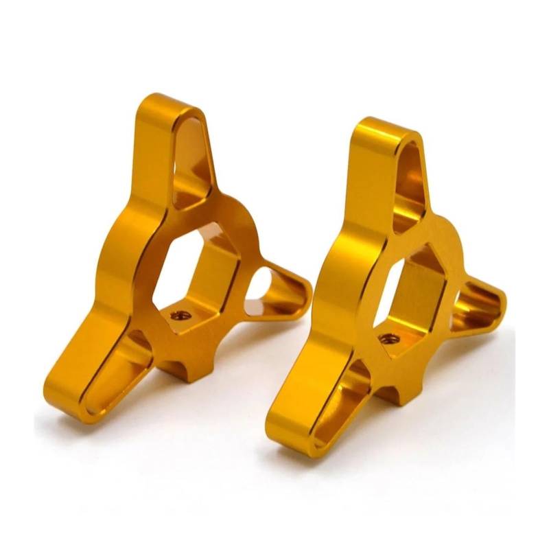 USAMZOM Gabel Vordergabel Einstellknöpfe Für HON&DA CBR600RR CB1000R CBR1000RR Motorrad Federgabel Federvorspannung Teller Kappe(Gold) von USAMZOM