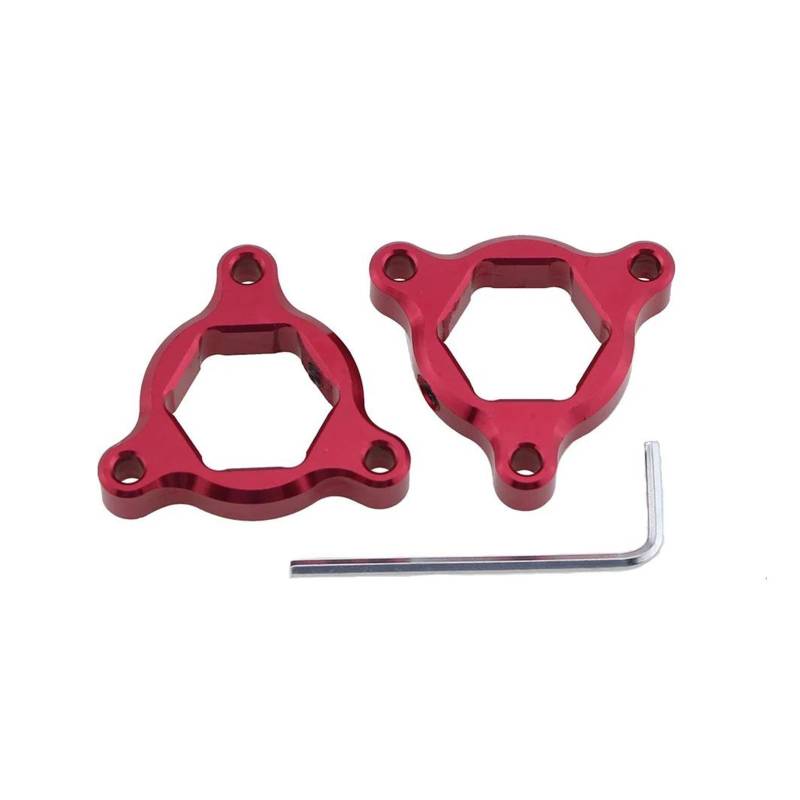 USAMZOM Gabel Vordergabel Einstellknöpfe Für HON&DA CBR929RR 2000-2003 CBR1000RR 2004-2007 Motorrad CNC Federgabel Vorspannungseinsteller(rot) von USAMZOM