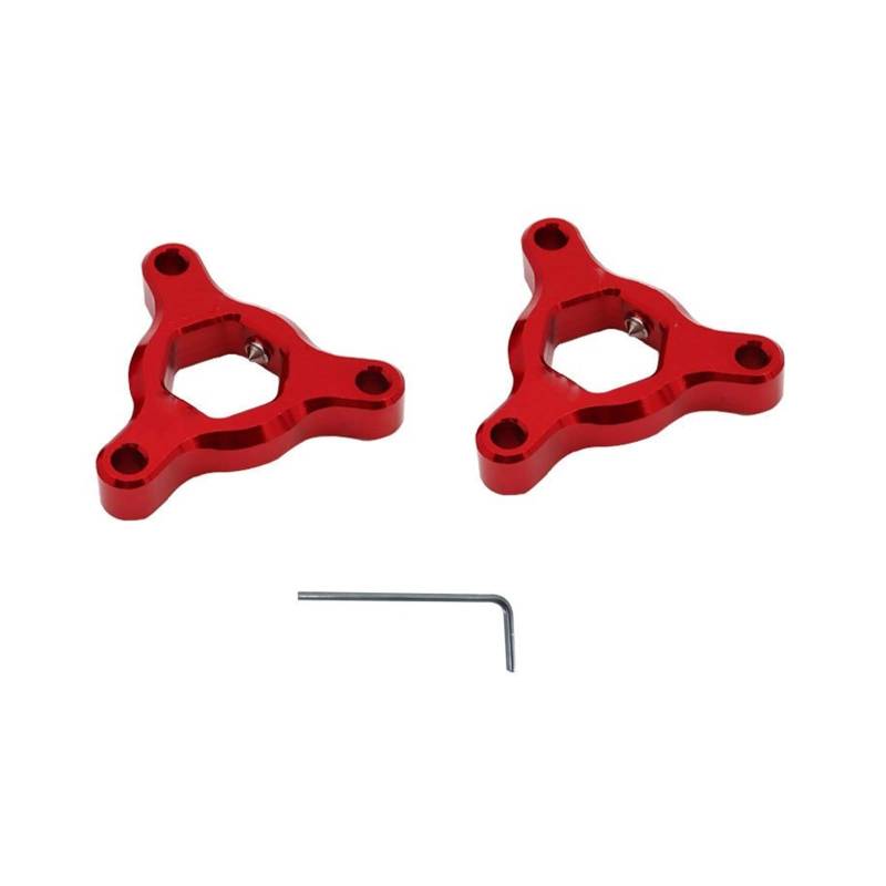 USAMZOM Gabel Vordergabel Einstellknöpfe Für KA&WASAKI Z900 Z900RS Z750 ZX1400 Motorrad Vorderradaufhängung Gabel Vorspannungseinsteller(rot) von USAMZOM