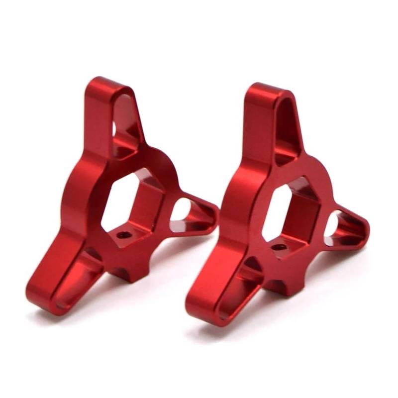 USAMZOM Gabel Vordergabel Einstellknöpfe Für KA&WASAKI ZX-6R 2007-2008 Z1000 2007-2009 Motorrad CNC Federgabel Vorspannungseinsteller(rot) von USAMZOM
