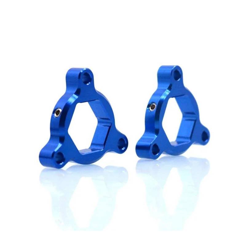 USAMZOM Gabel Vordergabel Einstellknöpfe Für KA&WASAKI ZX636R Z1000 ER-6N ZXR400 KLR650 Motorrad 22mm Federgabel Federvorspannung Einsteller Kappe(Blau) von USAMZOM