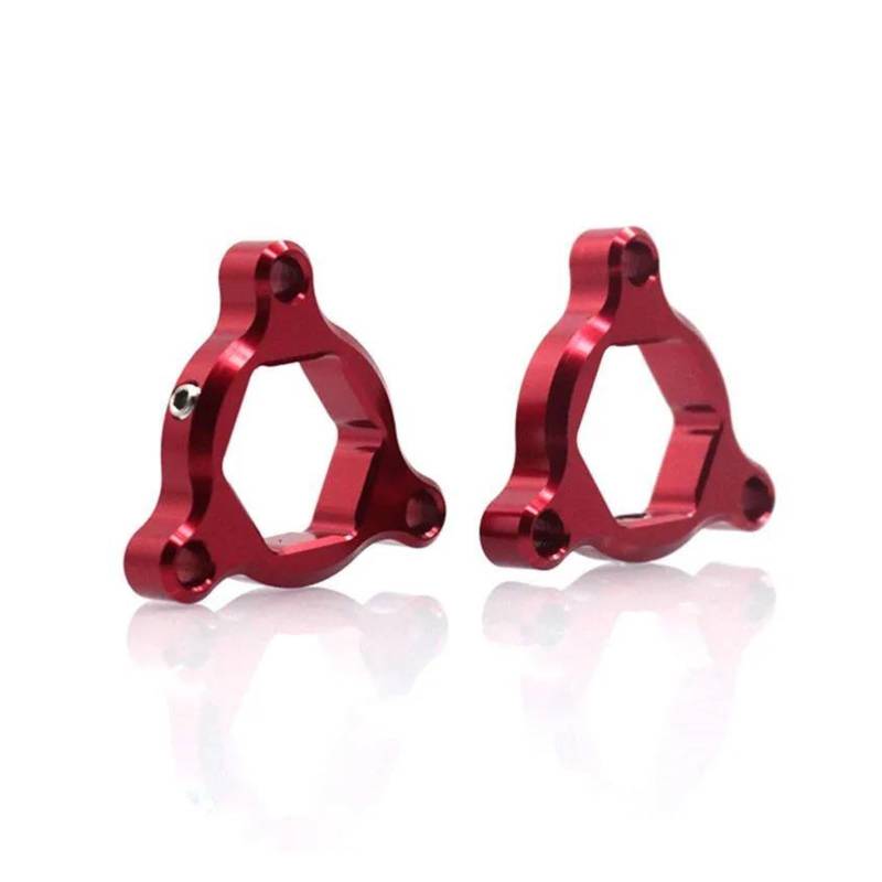 USAMZOM Gabel Vordergabel Einstellknöpfe Für KA&WASAKI ZX6R ZX636R ZX6RR 1998-2002 Motorradaufhängung 17 Mm Gabelvorspannungseinsteller(rot) von USAMZOM