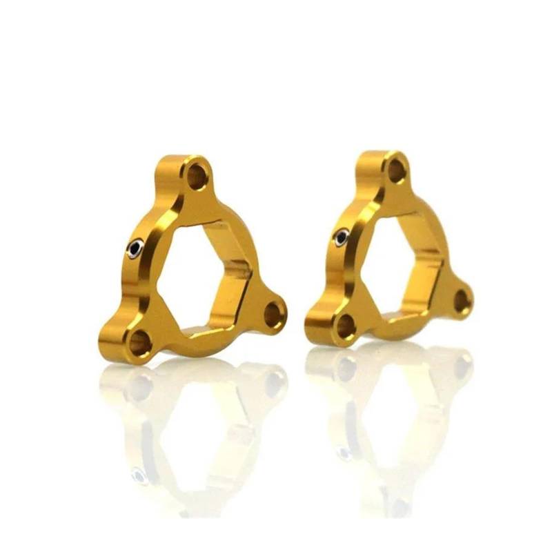 USAMZOM Gabel Vordergabel Einstellknöpfe Für KA&WASAKI ZX6R ZX636R ZX6RR ZX10R ZX1400 ZX14R ZZR1400 Motorrad CNC Suspension Gabel Vorspannung Einsteller(Gold) von USAMZOM