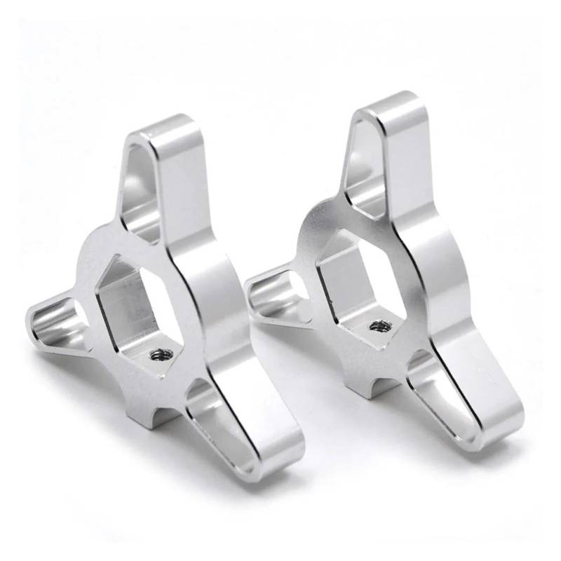USAMZOM Gabel Vordergabel Einstellknöpfe Für KA&WASAKI ZX6R ZX636R ZX6RR ZX10R ZX1400 ZX14R ZZR1400 Z800 Motorrad 14mm Suspension Gabel Vorspannung Einsteller(Silber) von USAMZOM
