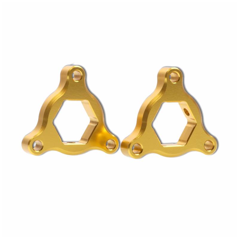USAMZOM Gabel Vordergabel Einstellknöpfe Für Suzuki GSXR1000 2001-2008 Für B-King 1300 2008-2009 Motorrad 14 MM Vorderradgabel Stoßdämpfer Einsteller(Gold) von USAMZOM
