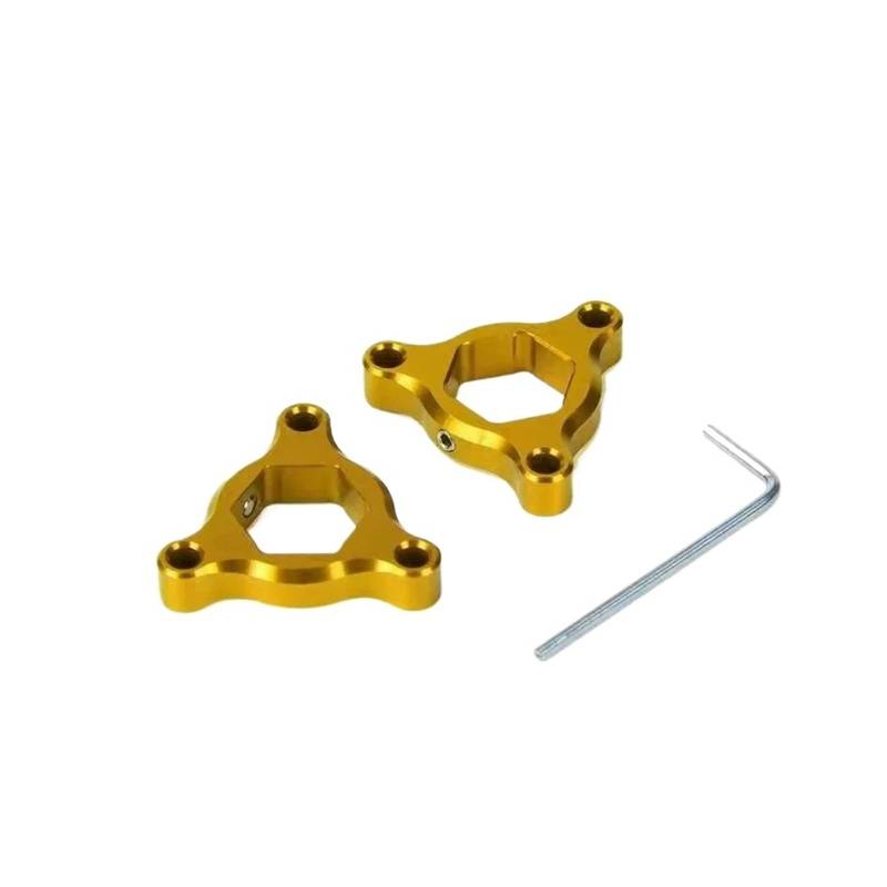 USAMZOM Gabel Vordergabel Einstellknöpfe Für Suzuki GSXR600 GSX-R600 2004 2005 Motorrad 22mm Federgabel Vorspannungseinsteller(Gold) von USAMZOM