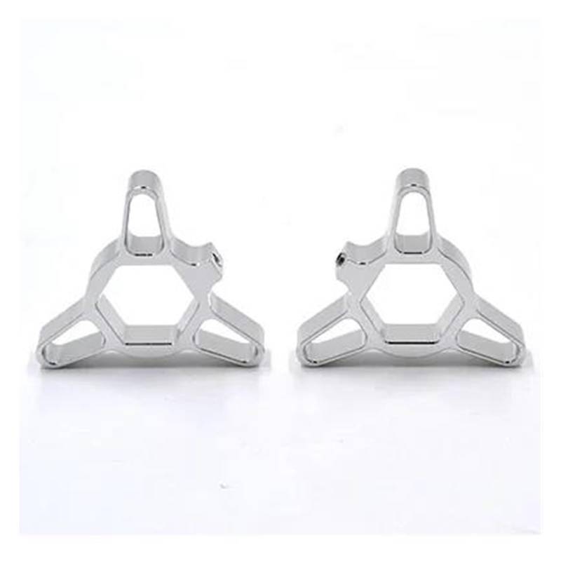 USAMZOM Gabel Vordergabel Einstellknöpfe Für Suzuki GSXR750 1991-2005 GSXR600 2004-2005 Motorrad 22mm Federgabel Vorspannungseinsteller(Silber) von USAMZOM