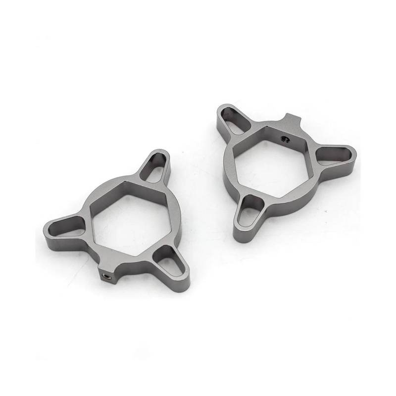 USAMZOM Gabel Vordergabel Einstellknöpfe Für Suzuki GSXR750 WN-WS 1992-1995 GSXR750 Y-K3 2000-2003 Motorrad Vorderradaufhängung Gabel Federvorspannung Einsteller Kappe(Gris) von USAMZOM