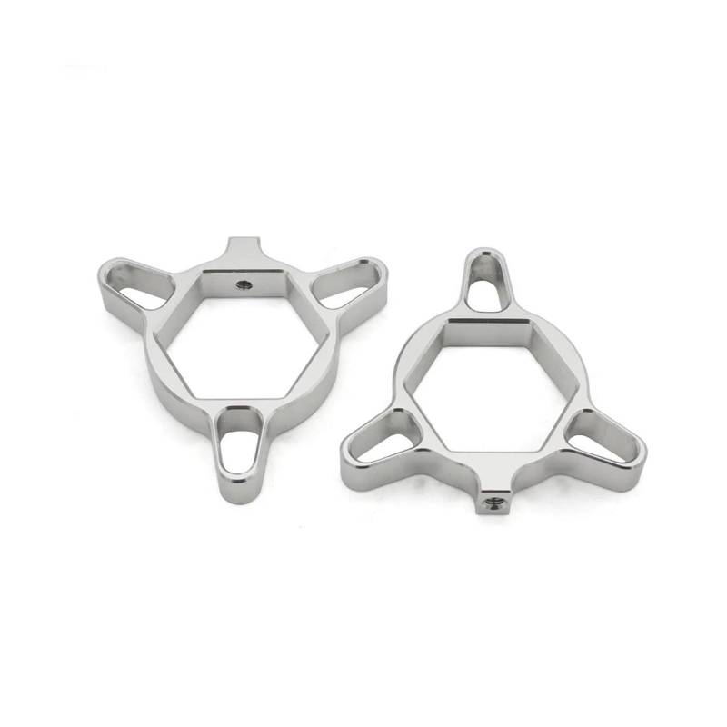 USAMZOM Gabel Vordergabel Einstellknöpfe Für Suzuki GSXR750 WN-WS 1992-1995 GSXR750 Y-K3 2000-2003 Motorrad Vorderradaufhängung Gabel Federvorspannung Einsteller Kappe(Silber) von USAMZOM