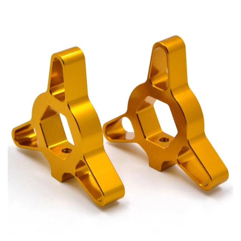 USAMZOM Gabel Vordergabel Einstellknöpfe Für YA&MAHA YAF600 YZF-R6 FZR1000 YZF1000 Motorrad CNC Federgabel Vorspannungseinsteller(Gold) von USAMZOM