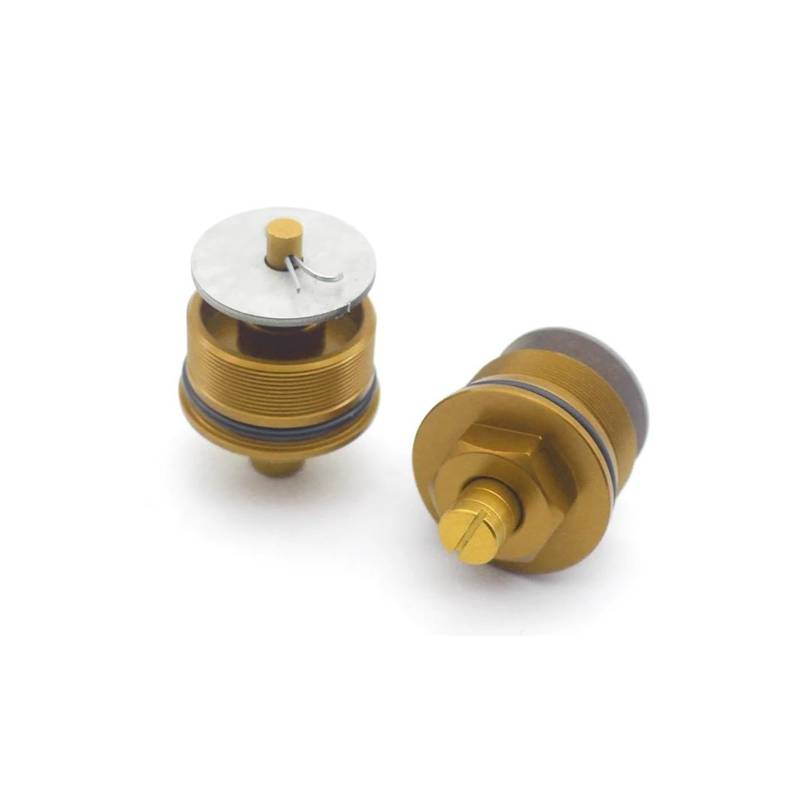 USAMZOM Motorrad-Stoßdämpferschrauben Für HON&DA CB400 Motorrad-Stoßdämpfer-Schrauben-Gabelabdeckung Vorne(Gold) von USAMZOM