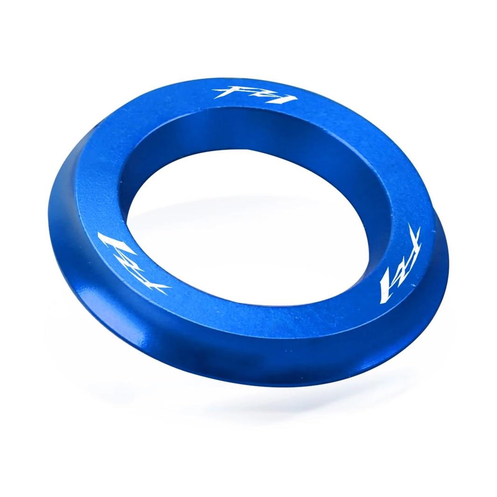 USAMZOM Zündschalter Dekorationsring Für YA&MAHA FZ1 2006–2015 Motorrad-Zündschalter-Schlüssel-Abdeckungsring(Blau,with Logo) von USAMZOM