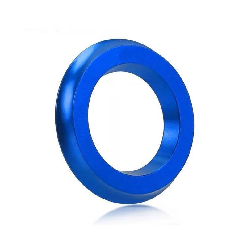 USAMZOM Zündschalter Dekorationsring Für YA&MAHA YZF-R1 YZF-R1M 1998-2021 Motorradring Zündschalter-Abdeckungsring(Blau) von USAMZOM