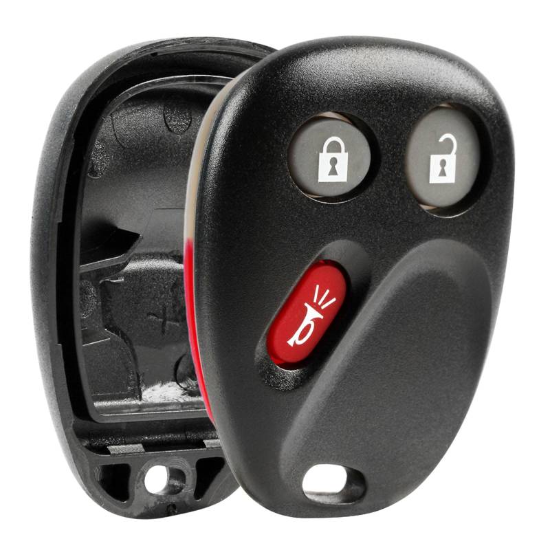 USARemote Schlüsselgehäuse für Fernbedienung 2003 2004 2005 2006 2007 Cadillac Chevrolet GMC Pontiac Hummer Saturn 3 Tasten LHJ011 – keine Programmierung erforderlich von USARemote
