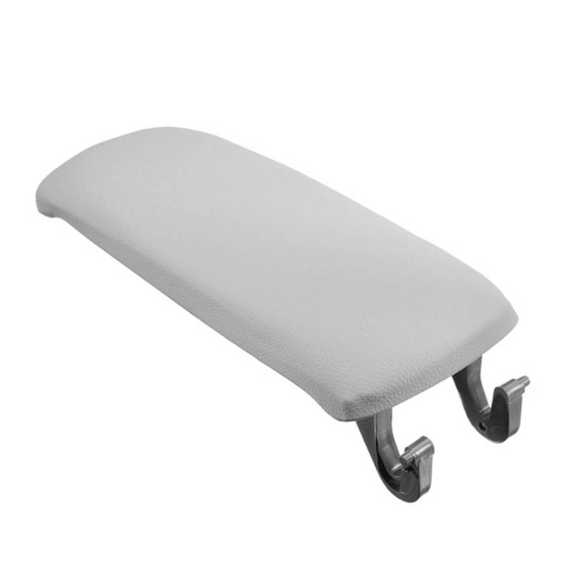USDGIW Auto-Leder-Armlehnen-Abdeckung Mittelkonsolen-Deckel-Abdeckungs-Kappen-Innenraum-Aufbewahrungsbox Für A6 C5 1998–2005 Auto-Innenausstattung Mittelarmlehne(grau) von USDGIW