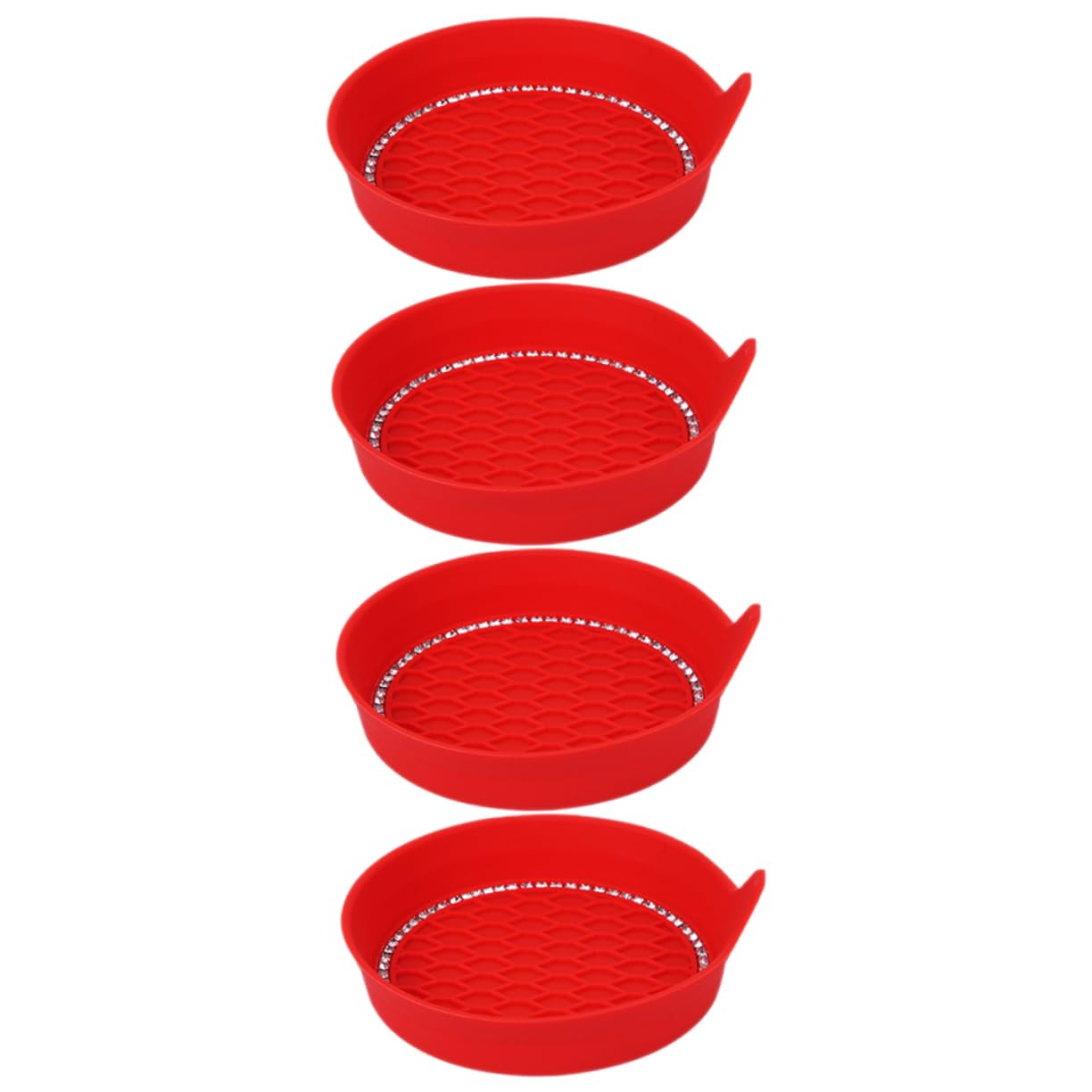 UTHCLO 4 Stück hitzebeständige Cup Pads Halter Auto Tassenhalter Auto Untersetzer Auto Tasse runde Schalenmatten Tassenkissen Autoachterbahn Bling Cup Untersetzer Glas rot UTHCLO 4 Stück hitzebeständige Cup Pads Halter Auto Tassenhalter Auto Untersetzer Auto Tasse runde Schalenmatten Tassenkissen Autoachterbahn Bling Cup Untersetzer Glas rot von UTHCLO