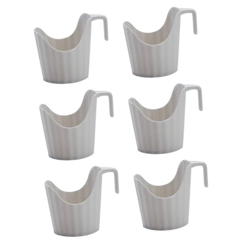 UTHCLO 6Stücke Einwegbecherhalter für Kaffeetassen Scald Tassenhülle Sicherer und Praktischer Becherhalter für Büro und Zuhause zu Reinigen Ergonomisches von UTHCLO