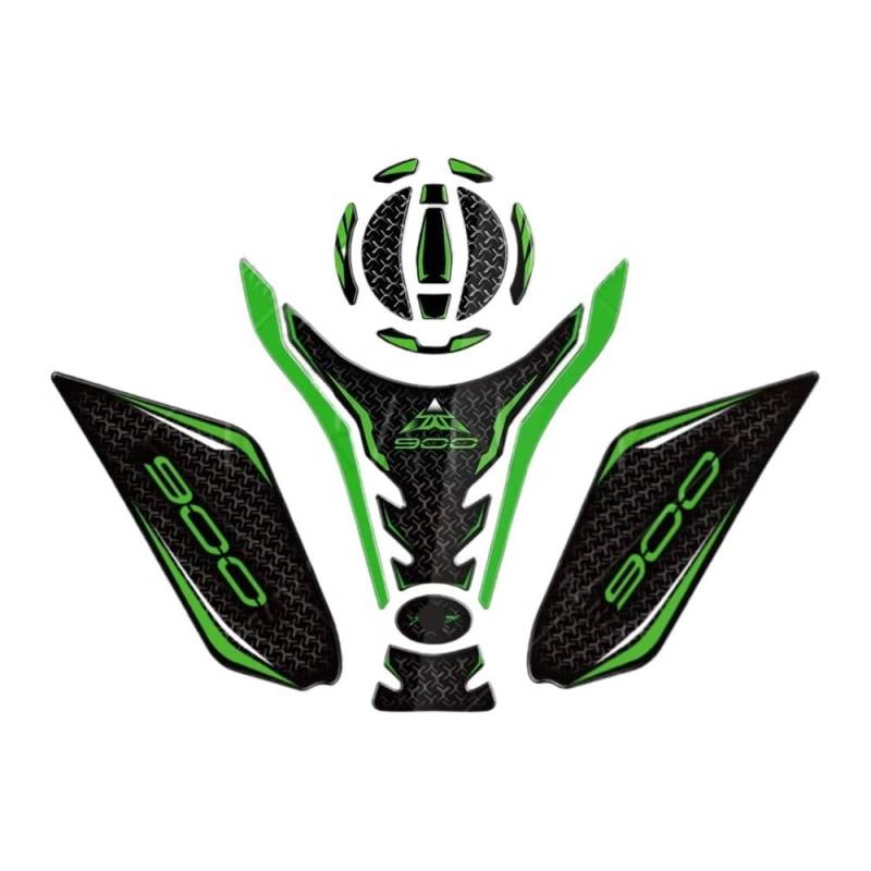 Aufkleber für Motorrad-Tankpolster Motorrad Kraftstoff Tank Öl Kappe Abdeckung Schutz Aufkleber Zubehör Für Z900 Z900 2022 2023 Kraftstoff Tank Pads von UTMGNY