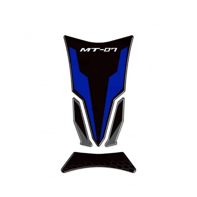 Aufkleber für Motorrad-Tankpolster Tank Pad Motorrad Kraftstoff Tank Schutz Aufkleber Für MT 07 MT07 MT-07 20212022 2023 2024 Kraftstoff Tank Pads von UTMGNY