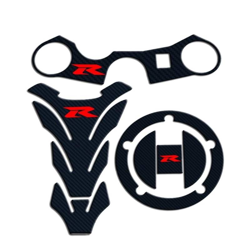 Aufkleber für Motorrad-Tankpolster Tankdeckel-Oberaufkleber Für Für GSXR GSX-R 600 750 1000 K3 K4 K5 K6 K7 K9 L17 Kraftstofftank-Pads von UTMGNY