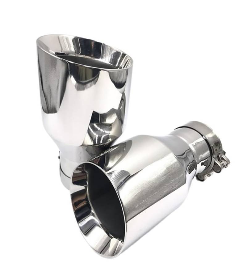 Motorrad Auspuff Abgasrohr Universal-Auspuffendrohr Auspuffblende Motorrad Schalldämpfer Rohr Auspuff Schalldämpfer Reduzierung Effektiv Rohr von UTMGNY
