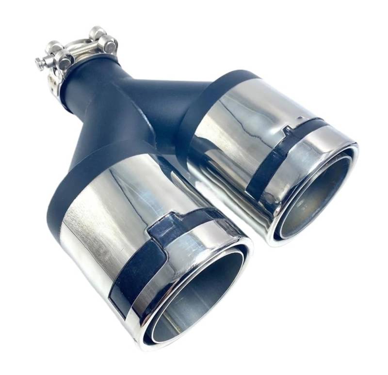 Motorrad Auspuff Abgasrohr Universal Dual Auspuffspitze Auspuffrohr Schwanz Auspuff Schalldämpfer Spitze Motorrad Schalldämpfer Rohr Auspuff Schalldämpfer von UTMGNY