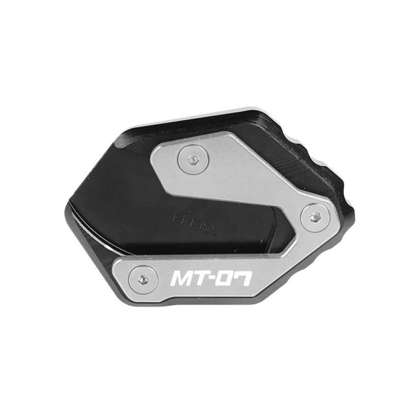 Seitenverlängerung Pad FÜR Yam&aha MT-07 MT-07 FÜR Tracer Moto Käfig 2013-2023 Motorrad Fuß Seite Verlängerung Pad Unterstützung Platte Anti-Skid Vergrößerte Basis von UTMGNY