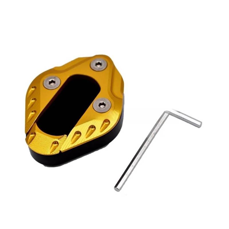 Seitenverlängerung Pad Für Django 150 Motorrad CNC Seite Unterstützung Seite Sitz Fuß Klammer Fuß Seite Ständer Verlängerung Pad Vergrößern Stehen von UTMGNY