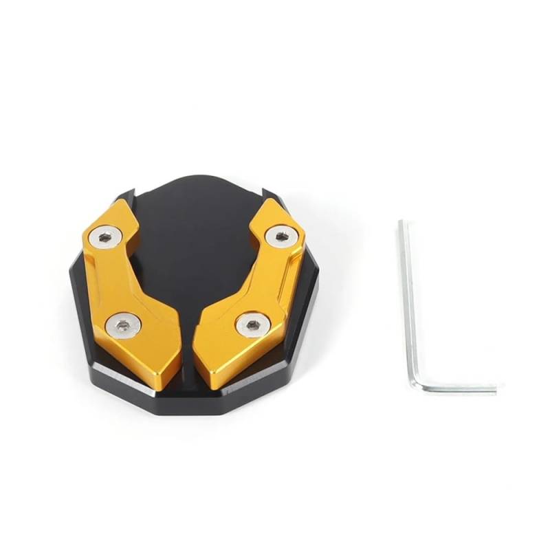Seitenverlängerung Pad Motorrad Kickstand Seite Stehen Verlängerung Pad Vergrößerungs Platte Unterstützung Fuß Pad Basis Für Yam&aha N-MAX155 N MAX Xmax 250 125 300 von UTMGNY