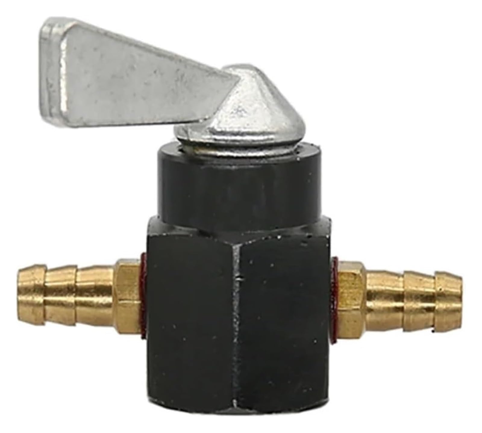 Motorrad Kraftstoffpumpe Ventil Benzinhahn Für ATV Universal Motorrad Modifizierter EIN-Aus-Schalter Inline 6mm 8mm Kraftstoffpumpen (Gelb 8mm) Pumpenventil Benzinhahn(Black 8mm) von UTONGMU