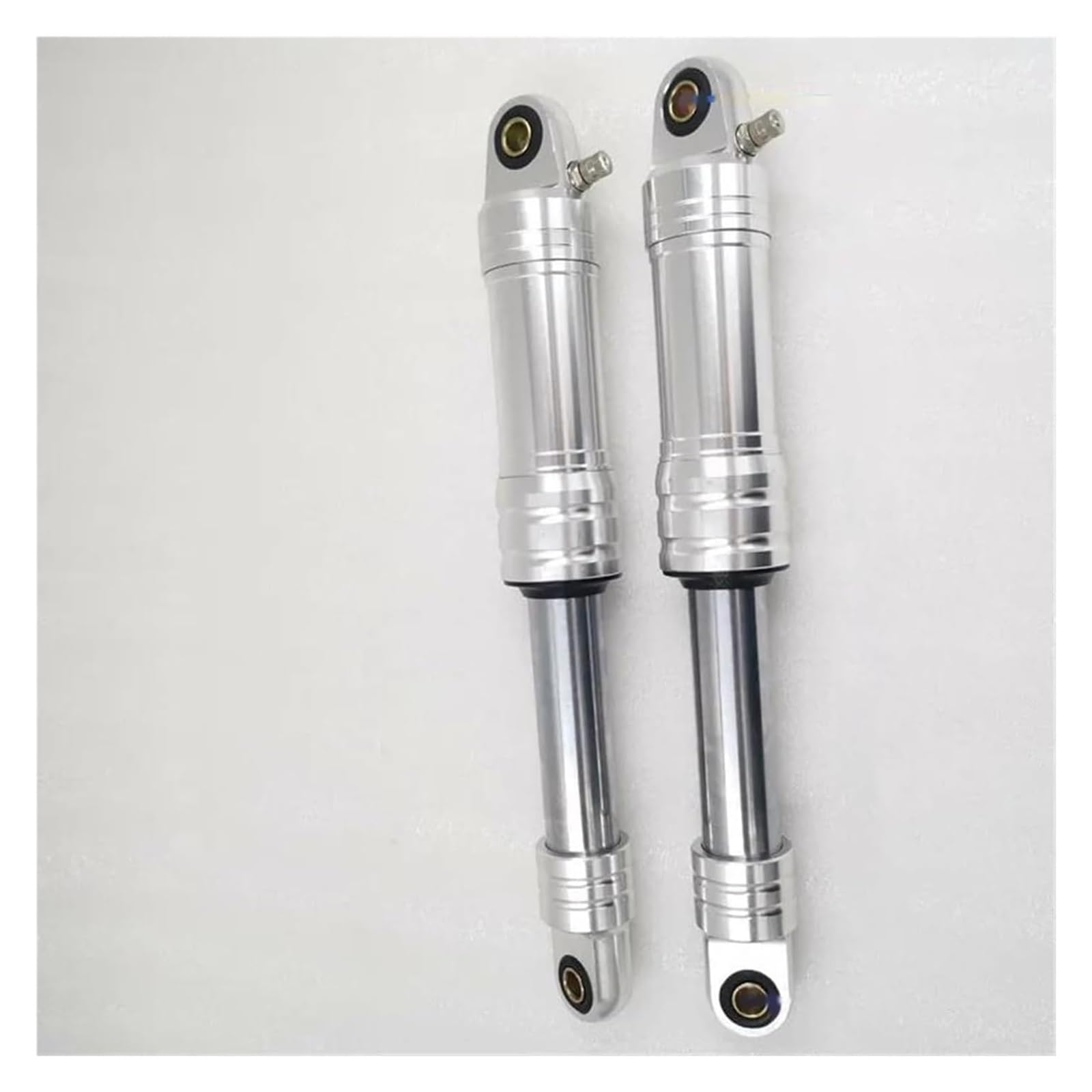 Motorrad Stoßdämpfer Hinten Für A&prilia 2 Stück Universal 285mm 320mm Motorrad Stoßdämpfer Hinterradaufhängung Motorrad Hinterrad Stoßdämpfer(285 Chrome) von UTONGMU