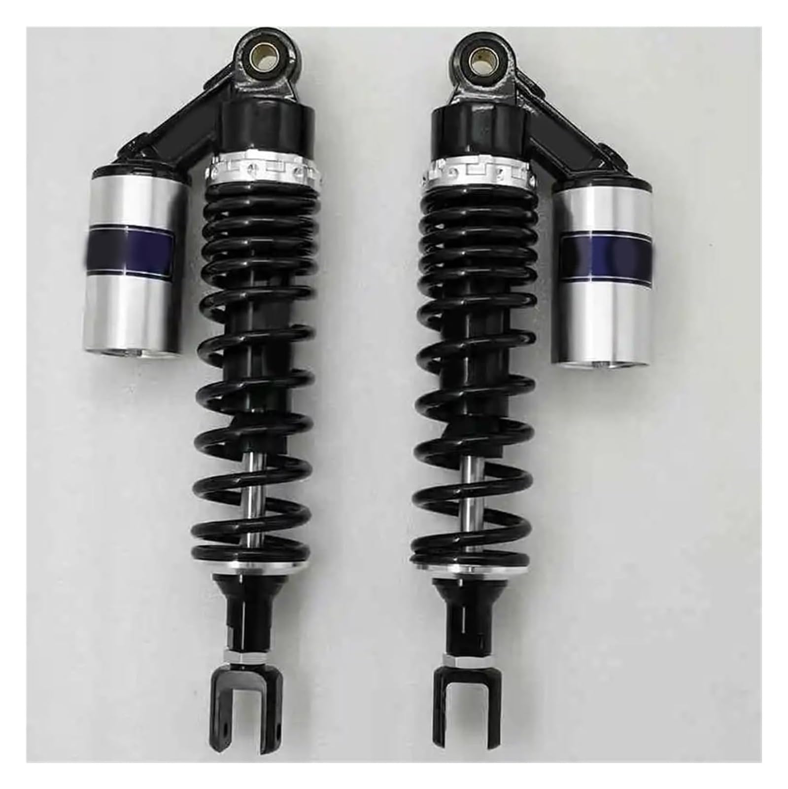 Motorrad Stoßdämpfer Hinten Für Cb900f Cb1100f Cbx1000 Motorrad Stoßdämpfer 8mm Frühling 360mm Motorrad Stoßdämpfer Motorrad Hinten Stoßdämpfer(Black Silver) von UTONGMU