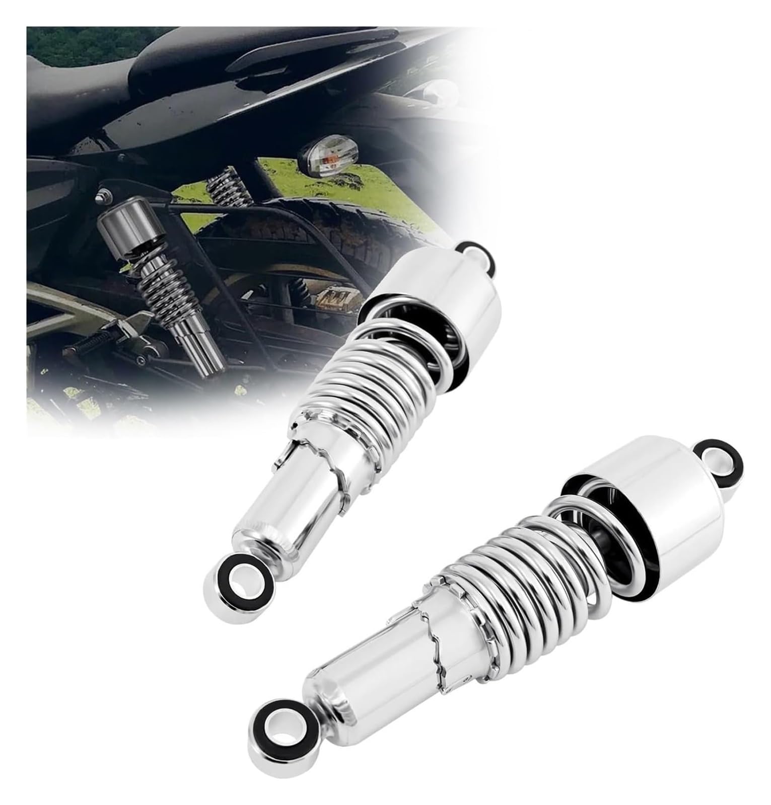 Motorrad Stoßdämpfer Hinten Für H&Arley Für D&avidson Für SPO&rtster 883 XLH883C 1999-2001 Motorrad-Stoßdämpfer Hinten Aufhängung Einstellbare Stoßdämpfer Feder Schwarz Motorrad Stoßdämpfer Hinten Für H&Arley Für D&avidson Für SPO&rtster 883 XLH883C 1999-2001 Motorrad-Stoßdämpfer Hinten Aufhängung Einstellbare Stoßdämpfer Feder Schwarz von UTONGMU