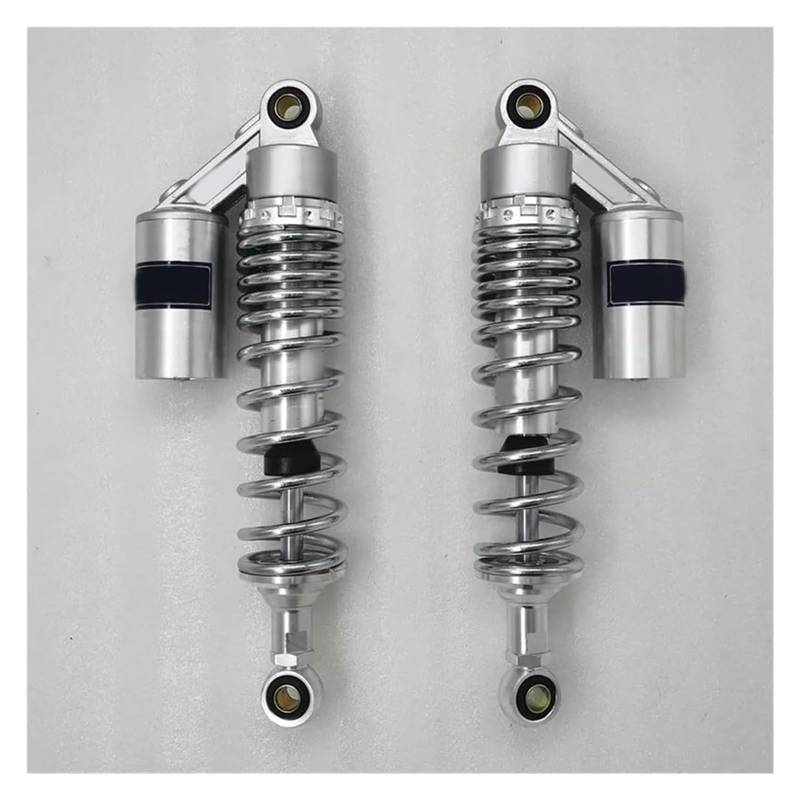 Motorrad Stoßdämpfer Hinten Für K&awasaki ER-5 C1-C4 2001-2006 Motorrad-Stoßdämpfer 350MM 8mm Feder Motorrad-Stoßdämpfer(All Silver) von UTONGMU