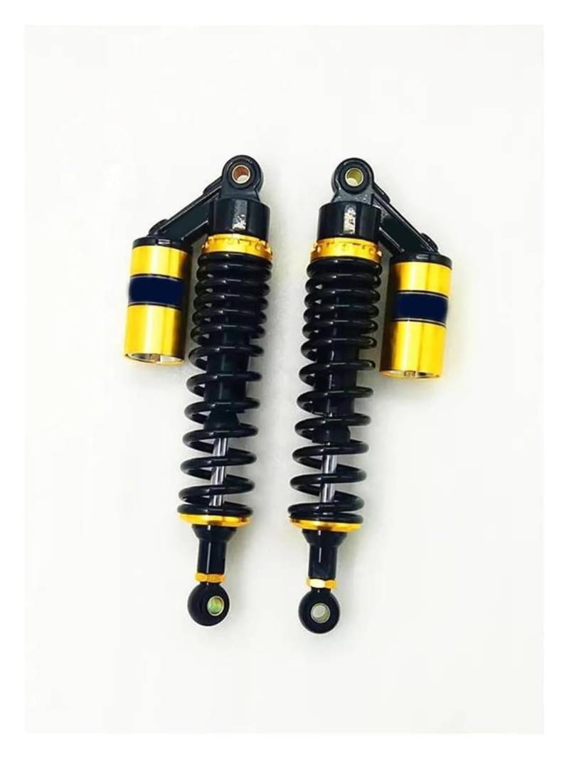 Motorrad Stoßdämpfer Hinten Für K&awasaki ER-5 C1-C4 2001-2006 Motorrad-Stoßdämpfer 350MM 8mm Feder Motorrad-Stoßdämpfer(Black Gold) von UTONGMU