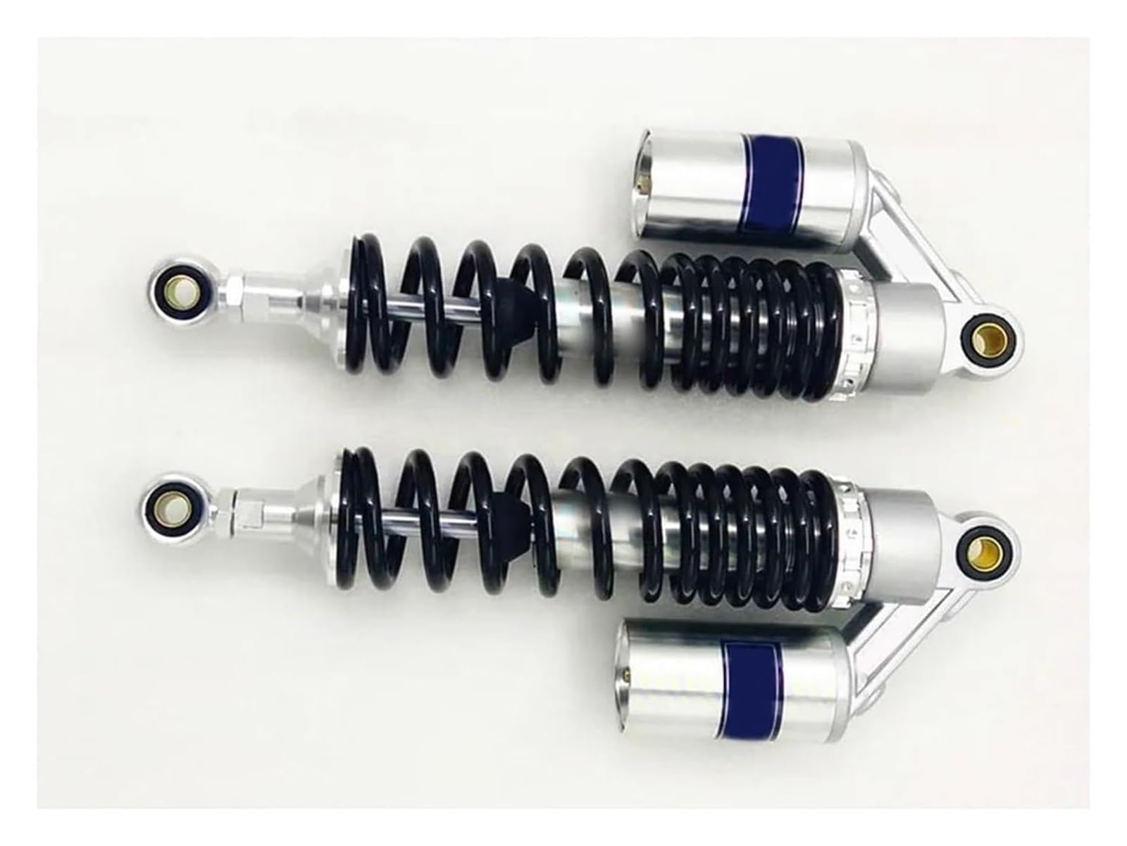 Motorrad Stoßdämpfer Hinten Für K&awasaki ER500 C1-C4 2001-2006 Motorrad-Stoßdämpfer 350MM 8mm Feder Motorrad-Stoßdämpfer Stoßdämpfer Hinten(Silver Black) von UTONGMU
